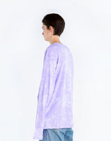タイダイ 長袖Tシャツ パープル /tiedye long sleeve purple (4437310177398)