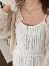 レターリボンネックレス / [925silver] Letter Ribbon Necklace