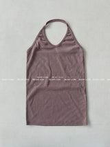 5 colors layered halter neck sleeveless
