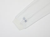ROUND TWO WAY COLLAR ZIP (WHITE)