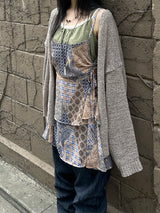 サマールーズショールニットカーディガン / Summer Loose Shawl Knit Cardigan