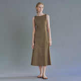 フレア ボートネック ドレス / Flare boatneck dress