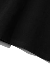 シリコンロゴ半袖Tシャツ / Silicone Logo Short Sleeve T-shirt T77 Black