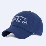 VIVRE SA VIE BALL CAP BLUE (6563459661942)