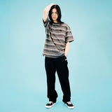 ストライプセラーEMBロゴSS Tシャツ/STRIPED SELLER EMB LOGO SS TEE CHARCOAL(CV2CMUT519A)