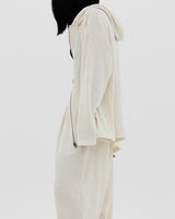 コージーフードジップアップ/Cozy Hood Zip-Up (3color)