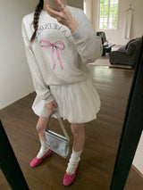 Pink Bow Sweatshirt