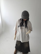 Denim maxi surgical long sk