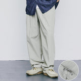 ナイロン2WAYワイドカーブフィットバンディングパンツ / NYLON 2WAY WIDE CURVE FIT BANDING PANTS L/GREY