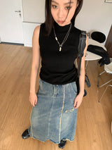 ロングデニムAスカート