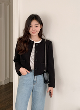 [SHOPPERMADE] Mood No Collar Round Jacket (2color)