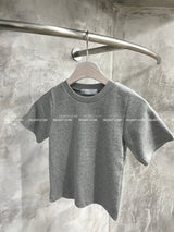 ウォームナッピングクロップドショートスリーブTシャツ