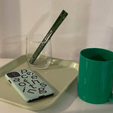 melon color lettering case