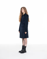 [ICC22WJK06NV] LOGO CORDUROY COAT - NAVY