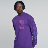 'Both Ends' Long Sleeve Shirt Purple