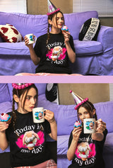 トゥデイイズマイデイTシャツ / TODAY IS MY DAY-T (black)