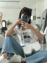 ブロックデニムパンツ / Block Medium Blue Denim