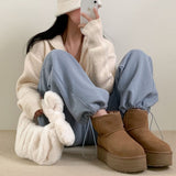 ナッピングエンブロイダリー2WAYジョガーパンツ / [Bellied made] napping embroidery two-way jogger pants