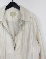 ピンタック レザージャケット / Pintuck Leather Jacket (2color)