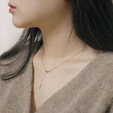 Y PEARL 14K GOLDFILLED NECKLACE (6681233490038)