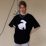 ホビーラビットT / HOBBY RABBIT TEE_BLACK