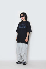 ブルーハーレーモーターサイクルショートスリーブTシャツ / Blue Harley Motorcycle Short-Sleeved T-Shirt