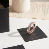 4MM プロング セッティング テニス リング / 4MM Prong Setting Tennis Ring (rosegold)