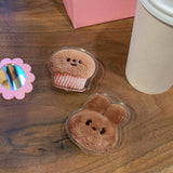 バニーダンダンアクリルスマホグリップ/Bunny DungDung Acrylic Tok BROWN