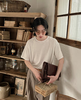22サマーシルクＴシャツ/22summer silk T-shirt (11 color)