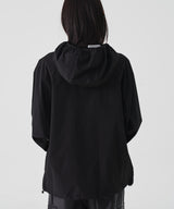 ANORAK TWO-TONE HOODIE (BLACK)