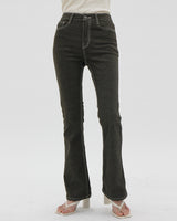 カラードウブーツカットパンツ/no.2378 color dough bootcut pants (4color)