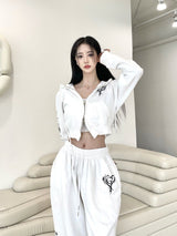 ハートスウェットパンツ/[High quality] 846. Heart sweat pt (2color)