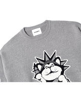 GB Cat of Liberty Jacquard Sweater (Grey)