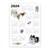 2024 DOG POSTER CALENDAR [A3]