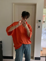 Acon Towel Collar Short Sleeve Knit (5color)