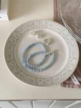 ノッティングアクアマリンネックレス / [925silver] Notting aquamarine Necklace