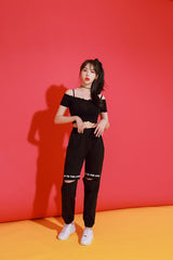 スプリットトレーニングパンツ/BOT(6762) split training pants