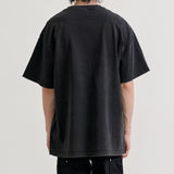 FLOWER PIGMENT T-SHIRT (BLACK)