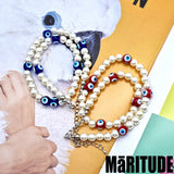 イーブルアイネックレス / EVIL EYE NECKLACE (2COLOR)
