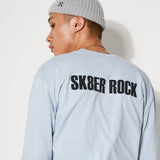 SK8ER ROCK LONG SLEEVE T-SHIRT LIGHT BLUE (6616266211446)