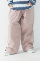 ロゴコットンスーパーワイドパンツ / BSR2223FWPT007 LOGO COTTON SUPER WIDE PANTS INDY PINK