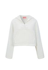 TISHA SAILOR TWEED BLOUSE _WHITE