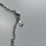 シルバーチョーカーネックレス / silver ring choker necklace (925silver)