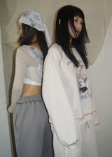 ハクオリエンタルスウェットシャツ / haku oriental sweatshirt [ivory]