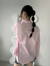ライポスプリングストライプボキシーシャツ / Lai Po Spring Stripe Boxy Shirt