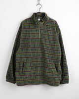 Bolle Nordic pattern fleece half zip-up
