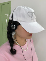 リボンキャップ/ribbon cap (white)