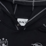 Bロゴフットボールジャージフーディー / B logo football jersey hoodie [black]