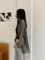 ホンダ アイスウォッシング 夏生地 ロング ワイド デニム パンツ /Honda Ice Washing Summer Fabric Long Wide Denim Pants