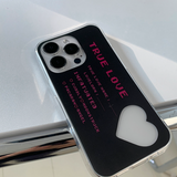 トゥルーラブハートフォトカードフレームフォーンケース / True Love Heart Photo Card Frame blackpink Phone Case